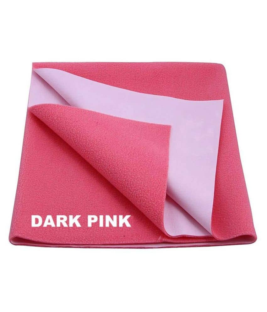 Keviv Pink Laminated Waterproof Sheet ( 70 cm × 50 cm - 1 pcs )