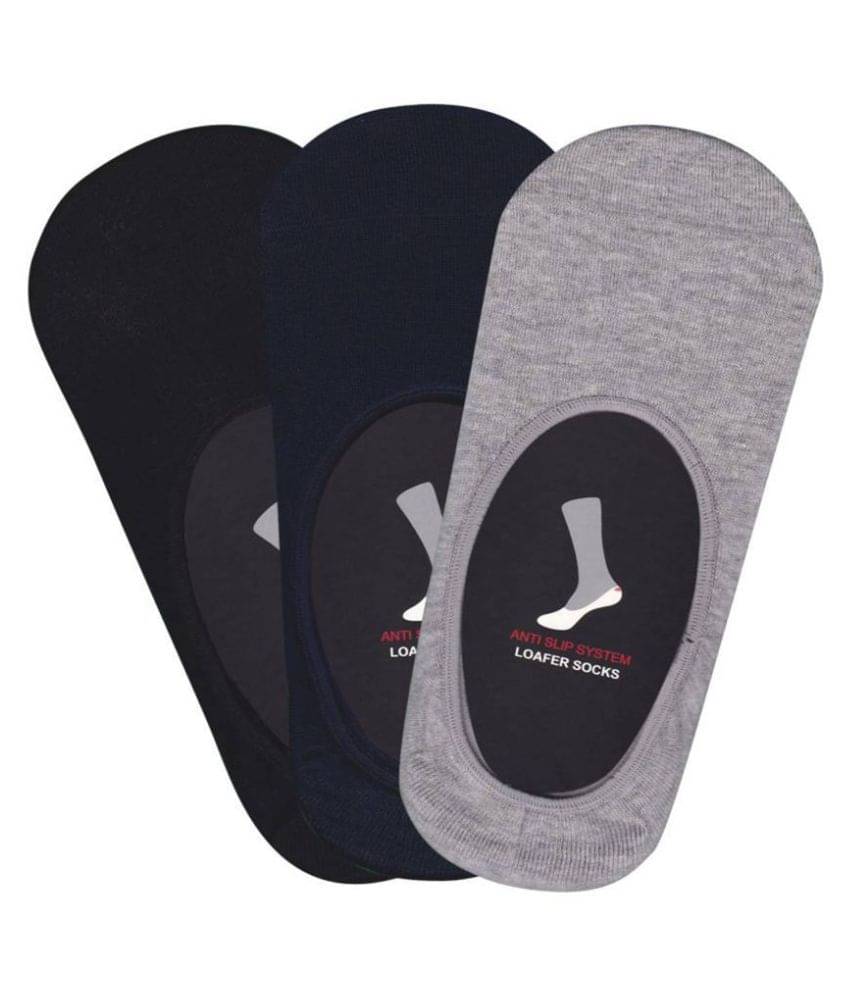     			KYODO - Multicolor Cotton Blend Women's Footies ( Pack of 3 )