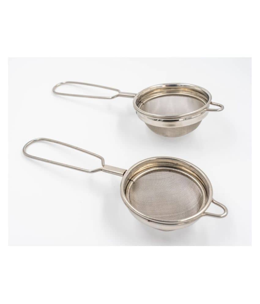 i WARE Steel 2 Pcs Tea Strainer