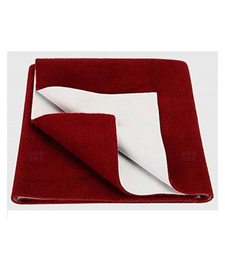 Keviv Maroon Laminated Waterproof Sheet ( 100 cm × 70 cm - 1 pcs )