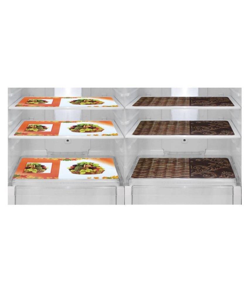     			Revexo Set of 6 PVC Multi Fridge Mats