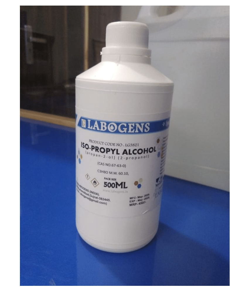     			iso -propyl alcohol   500ml