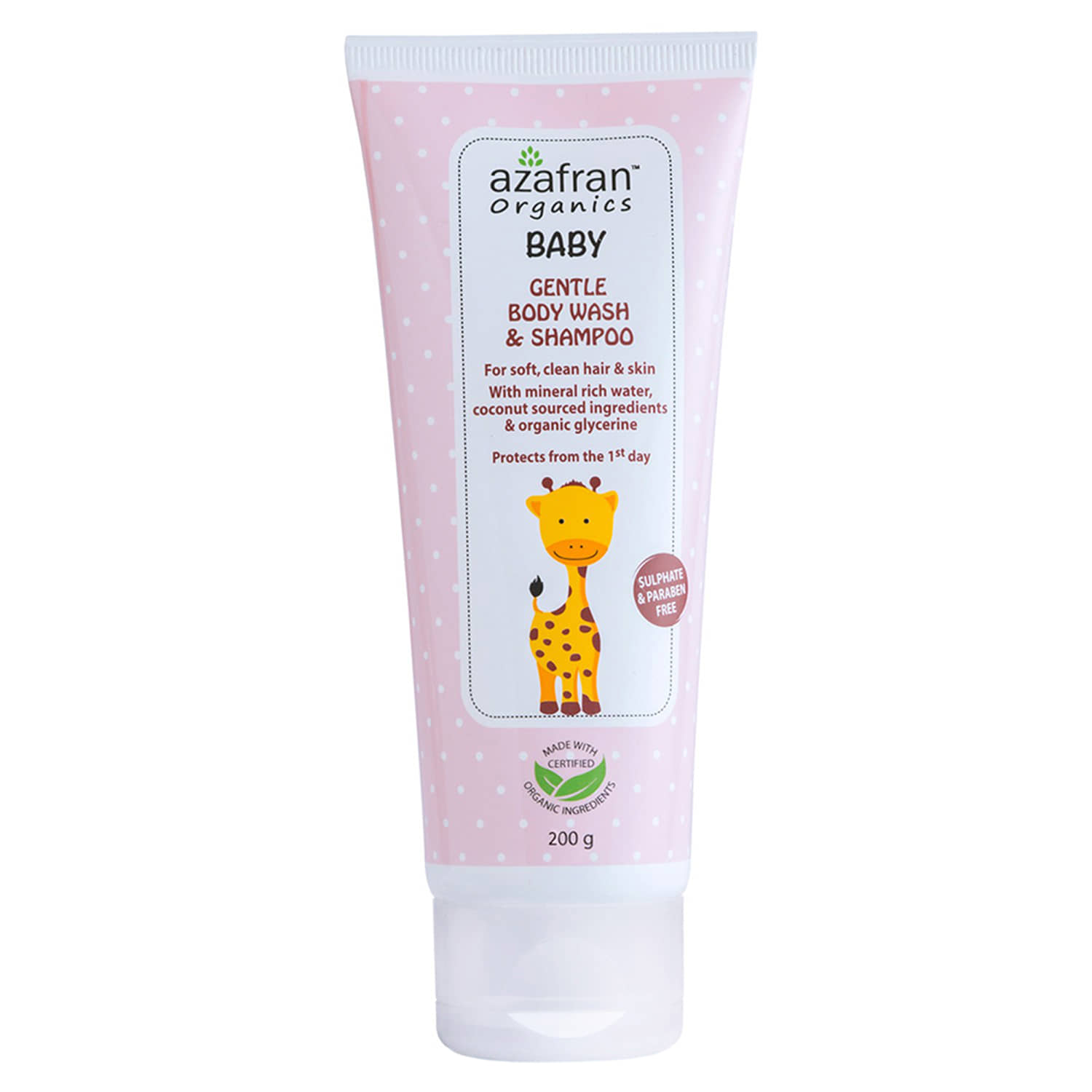 Azafran Natural Baby Body Wash 200 ml ( 1 pcs )
