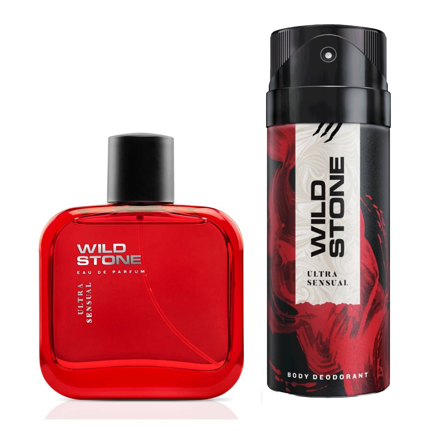     			Wild Stone Ultra Sensual Deodorant 150ml & Perfume 100ml for Men, Pack of 2
