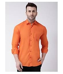 Hangup 100 Percent Cotton Orange Shirt
