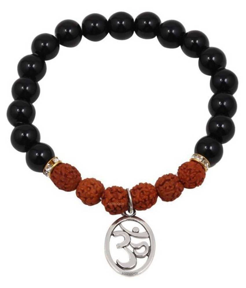     			Astrodidi Rudraksha And Black Onyx Combination Bracelet