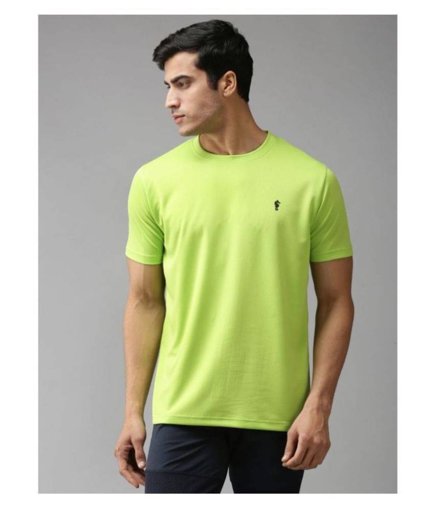 EPPE - Lime Green Polyester Regular Fit Men's Sports T-Shirt ( Pack of 1 ) EPPE - Lime Green Polyester Regular Fit Men's Sports T-Shirt ( Pack of 1 )