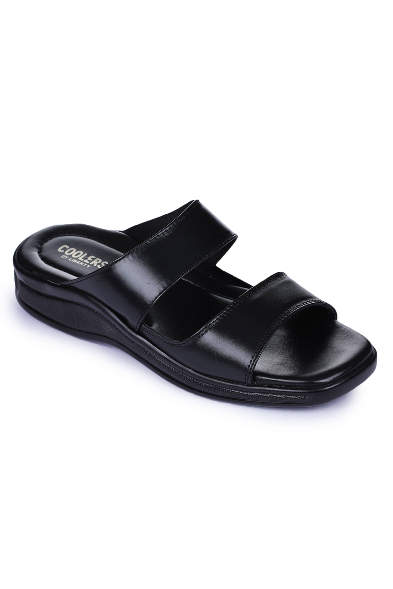     			Liberty - Black Leather Daily Slipper