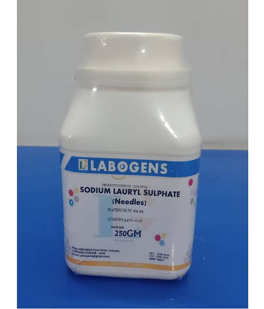SODIUM LAURYL SULPHATE {NEEDLES} 250GM - Stationery | Buy online on ZillyBuy