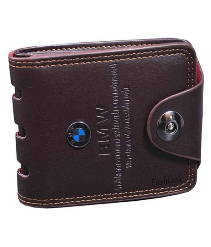     			Amor Benison PU Brown Casual Regular Wallet