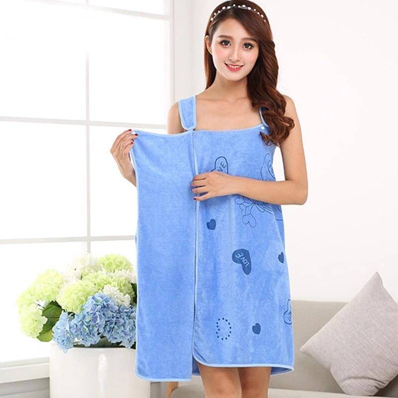     			HomeStore-YEP Single Microfibre Bath Towel Blue