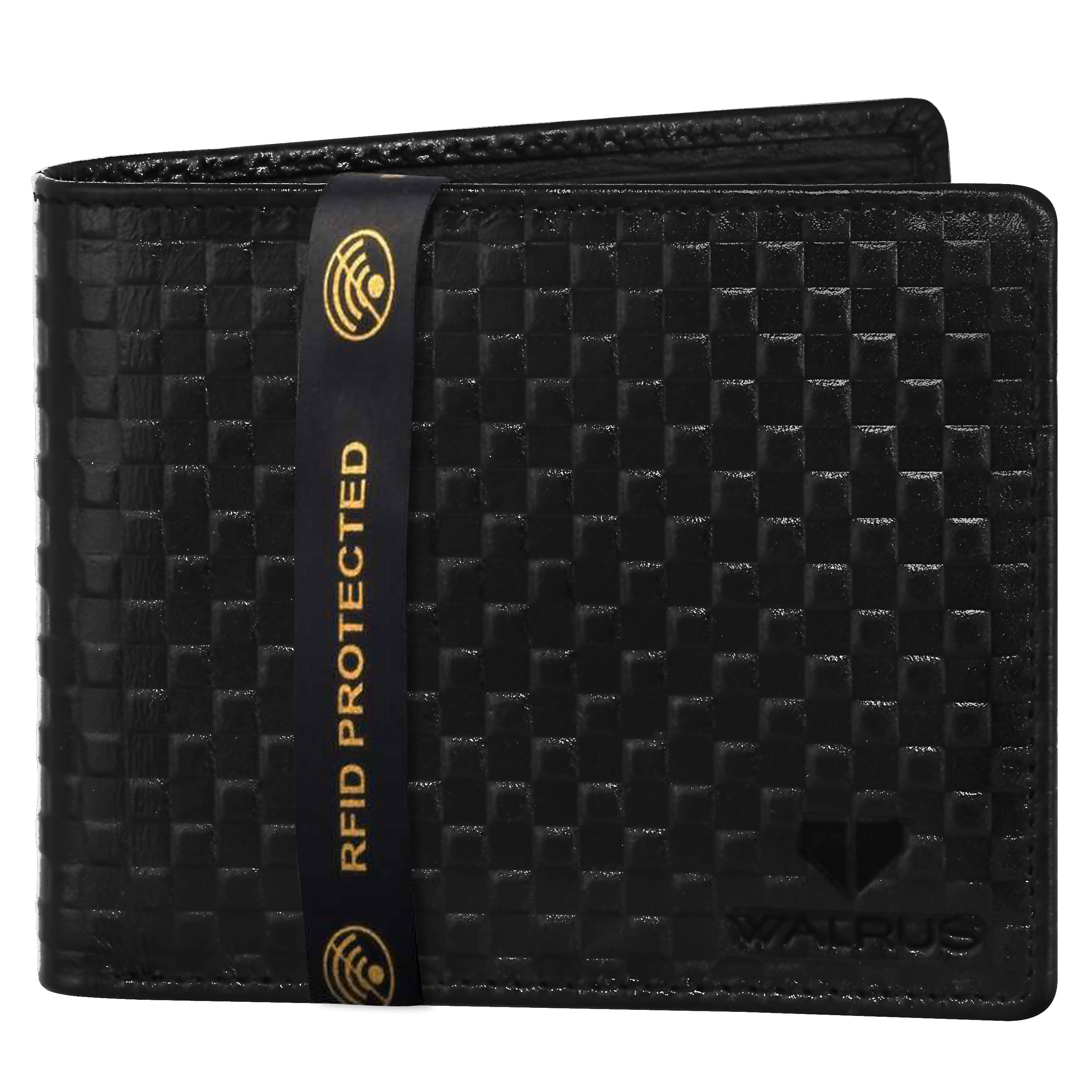 Walrus Leather Black Casual Regular Wallet - Handbags | Buy online on ZillyBuy