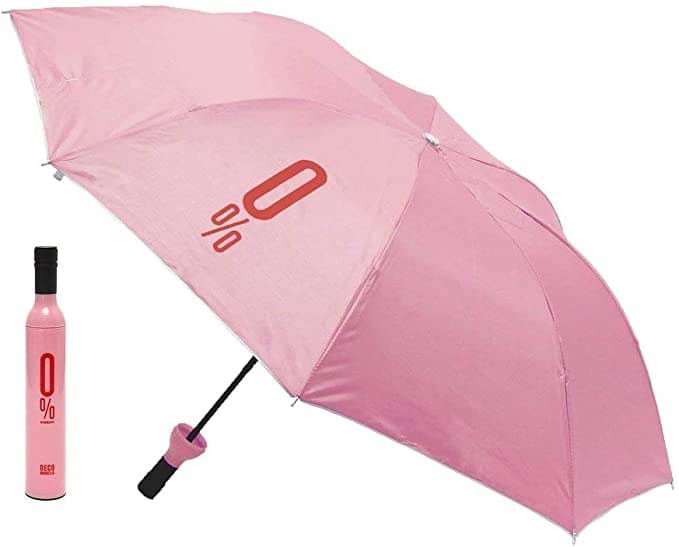     			Next Gen Umbrella for Rain and UV Protection , Bottle shaped Umbrella- Stylish Foldable Umbrella In Wine shaped Bottle (assorted Colours)