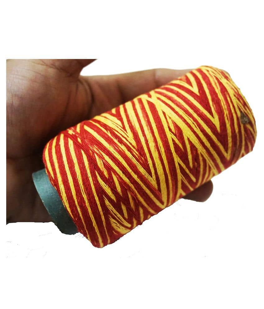 SINQEX Hindu Religious Mouli Kalawa Pooja Accessories Mouli Wrist Thread Band/Mouli Rakhi/Raksha Sutra 1 Big Bundle