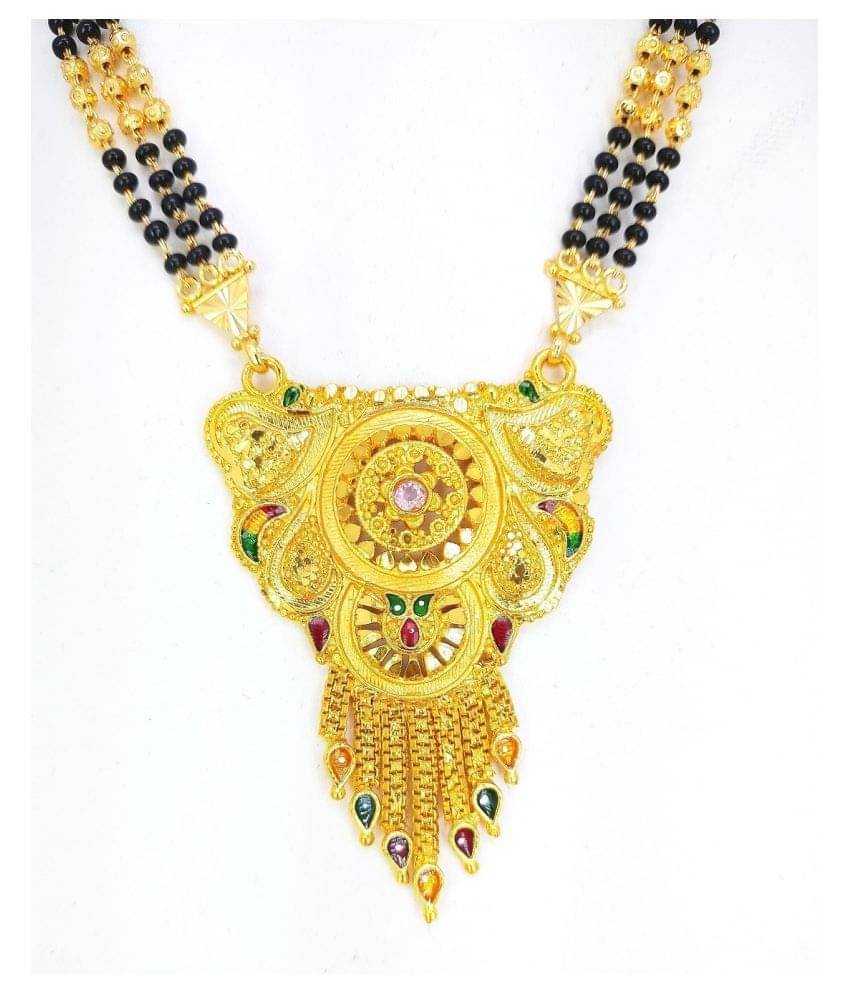     			Soni - Golden Mangalsutra ( Pack of 1 )