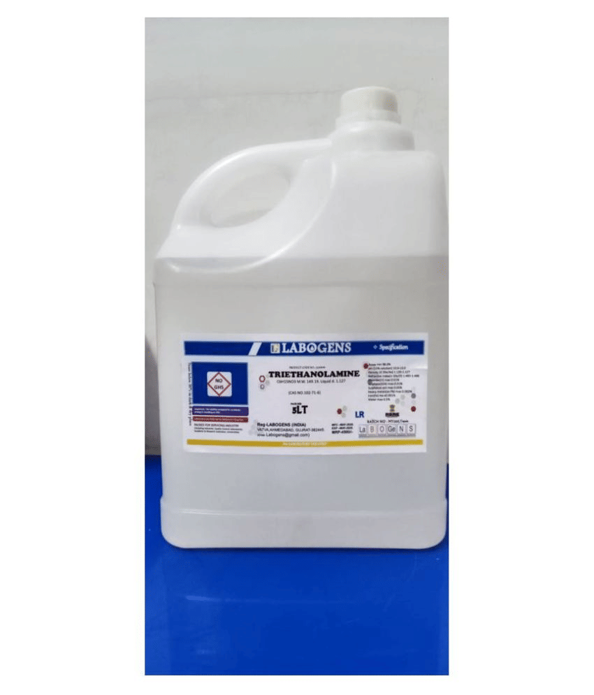     			TRIETHANOLAMINE (for synthesis) 5lt