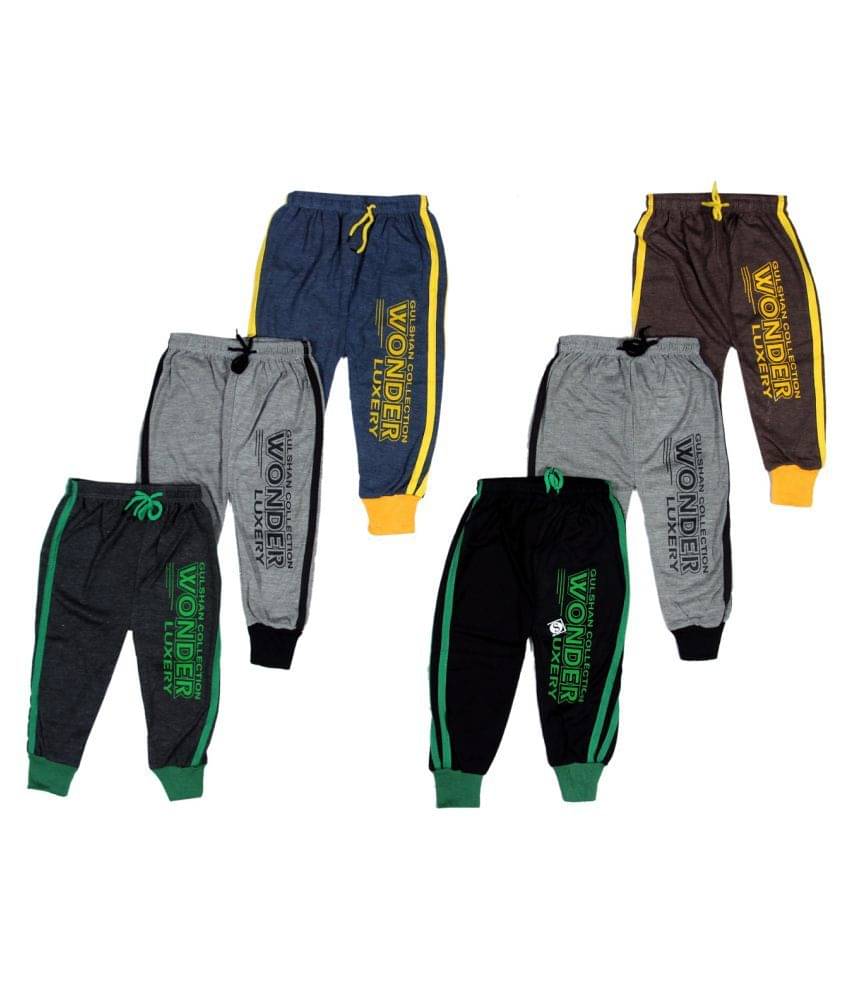     			MS GROUP OF COMPANY Pack of 6 Boys Polyester Trackpant ( Multicolor )