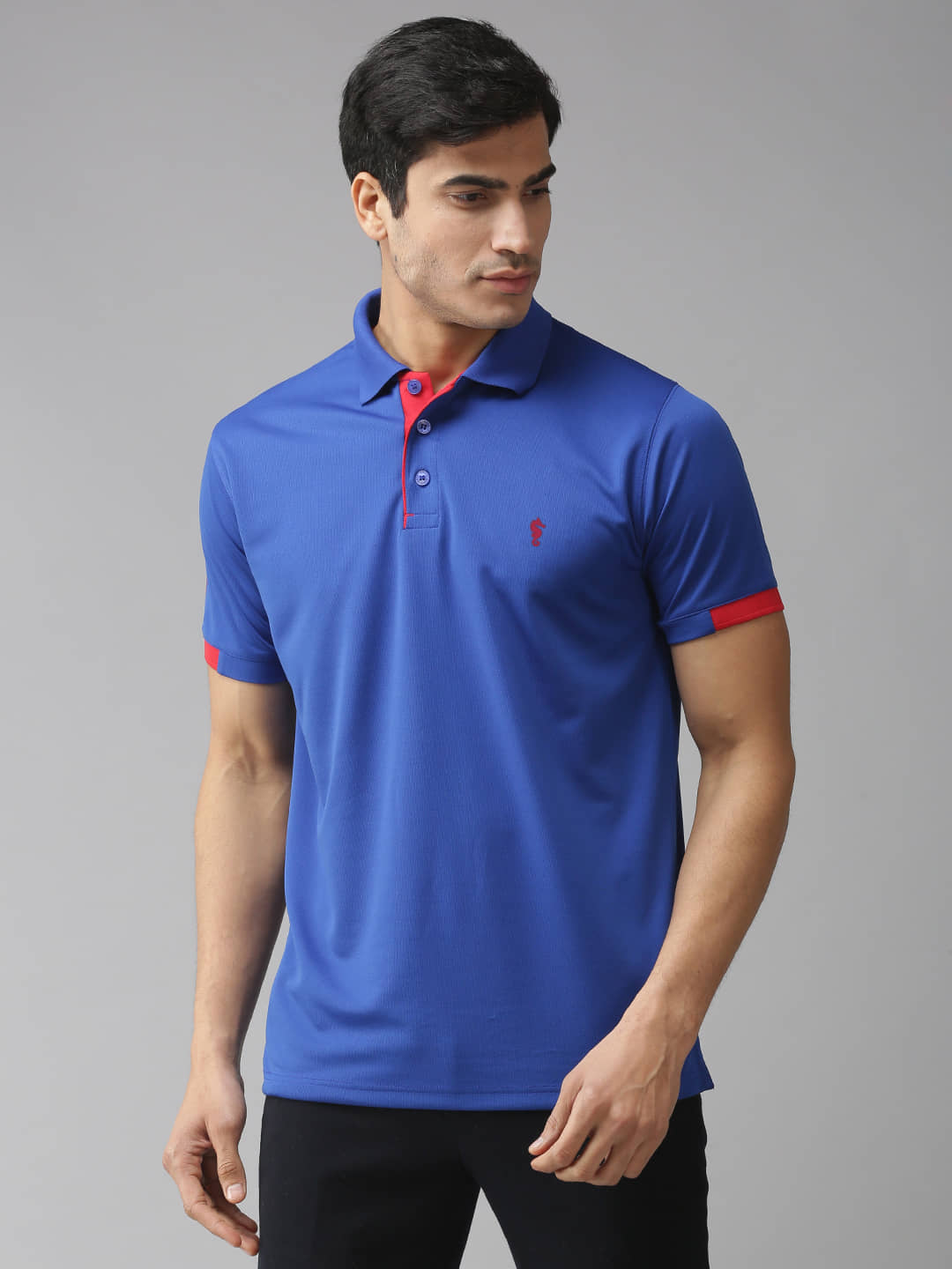 EPPE - Blue Polyester Regular Fit Men's Sports Polo T-Shirt ( Pack of 1 )