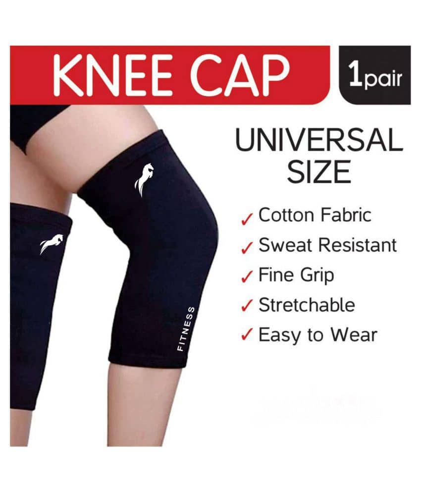 Just rider Compression Knee Cap Brace Sleeve Support Cotton - Sports and Fitness Equipment | Buy online on ZillyBuy