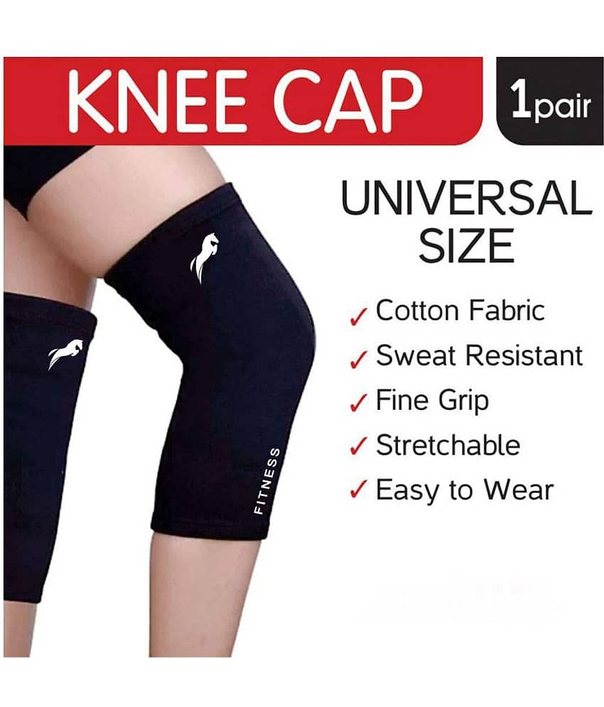Just rider Compression Knee Cap Brace Sleeve Support Cotton - Sports and Fitness Equipment | Buy online on ZillyBuy