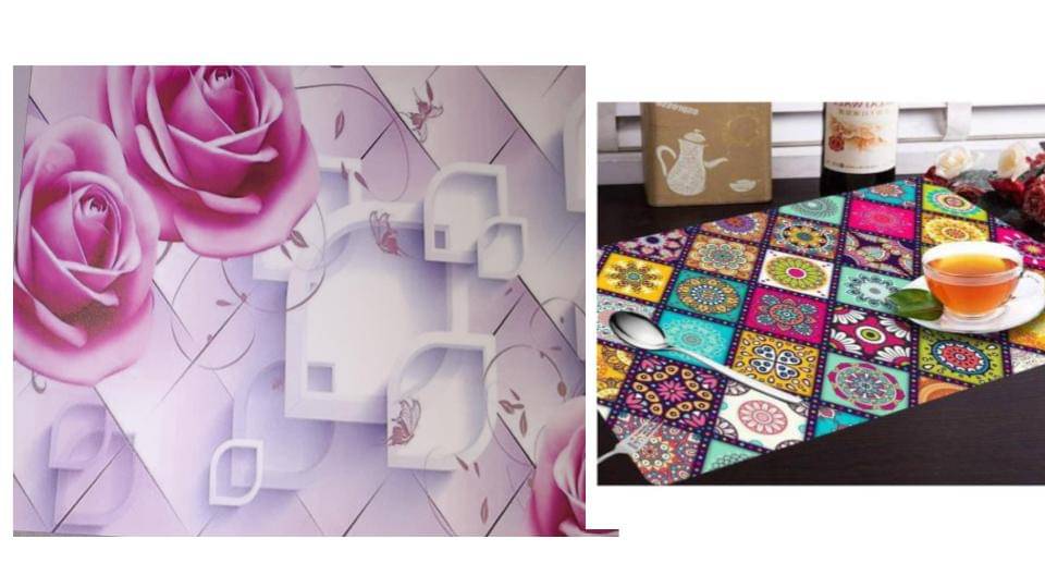     			Revexo Set of 12 PVC Table Mats