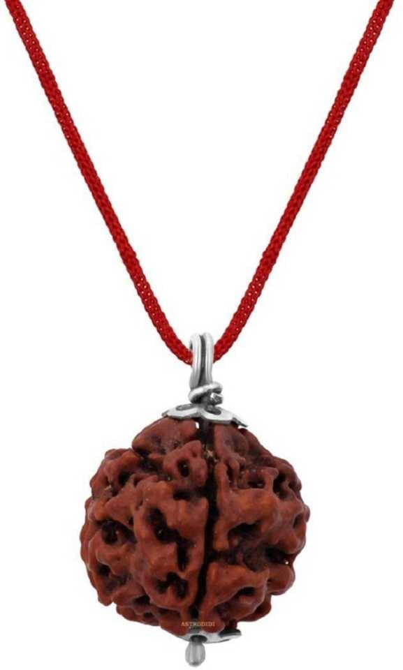     			Astrodidi 4 Mukhi Rudraksha Pendant With Lab Report