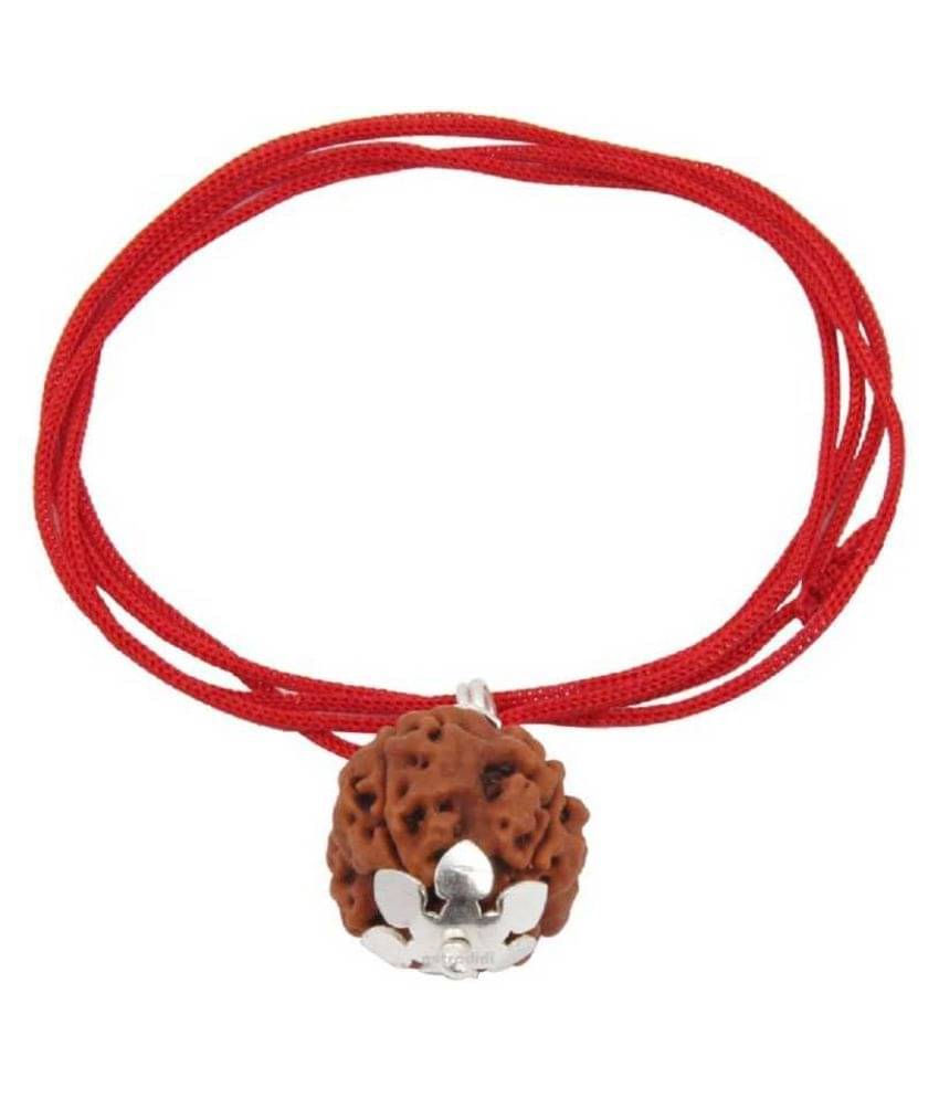     			Astrodidi 4 Mukhi Rudraksha Pendant With Lab Certificate