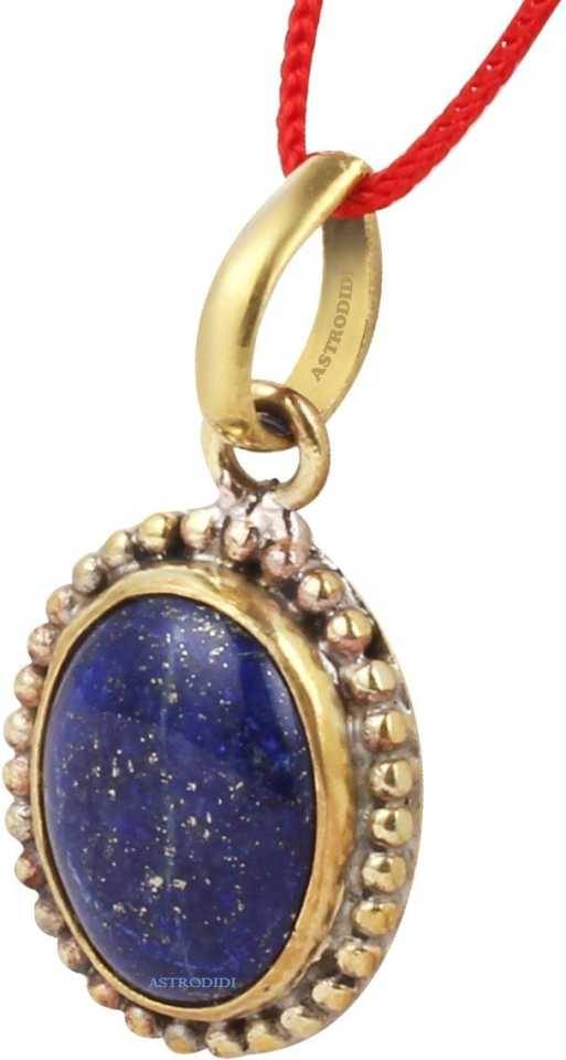 Astrodidi Lapis Lazuli Gemstone Pendant In Panchdhatu With Lab Report For Men And Women Astrodidi Lapis Lazuli Gemstone Pendant In Panchdhatu With Lab Report For Men And Women