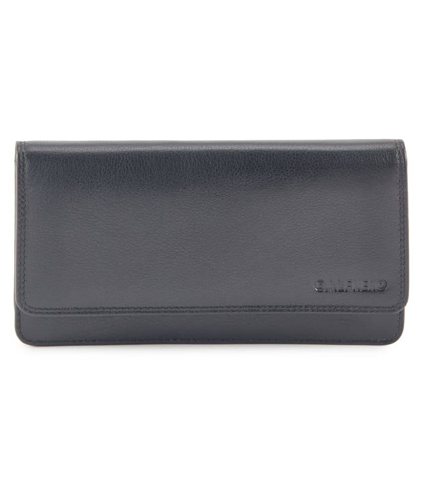 Calfnero Black Wallet - Handbags | Buy online on ZillyBuy