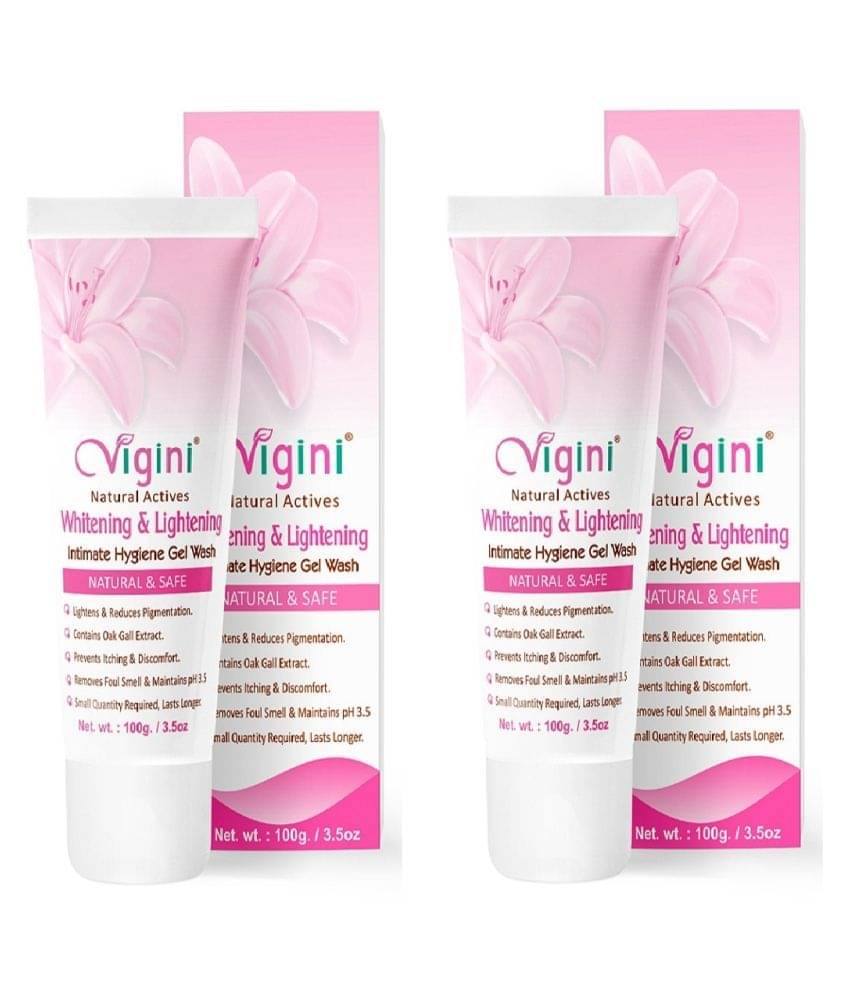 Vigini Natural Lightening Intimate Hygiene V Wash & Vag-ina Cleansing Liquid Lily Regular 2 Sanitary Pads Pack of 2 Vigini Natural Lightening Intimate Hygiene V Wash & Vag-ina Cleansing Liquid Lily Regular 2 Sanitary Pads Pack of 2