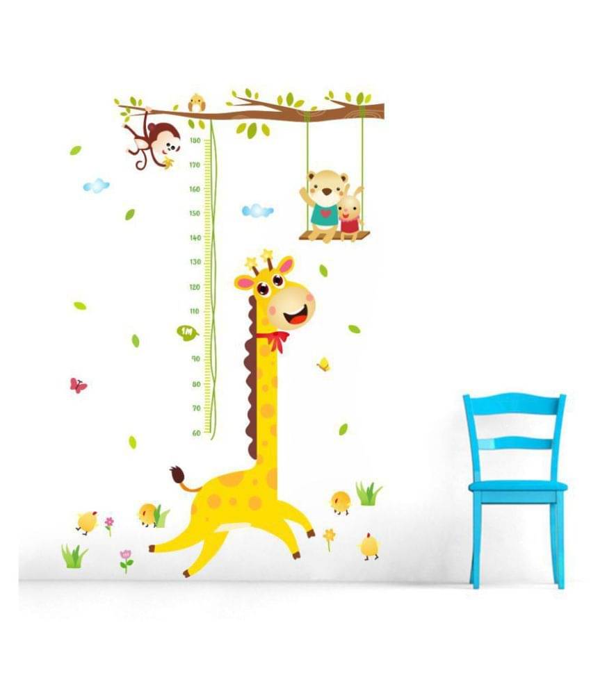 Decor Villa Tree and ziraf Animals Sticker ( 58 x 91 cms ) Decor Villa Tree and ziraf Animals Sticker ( 58 x 91 cms )