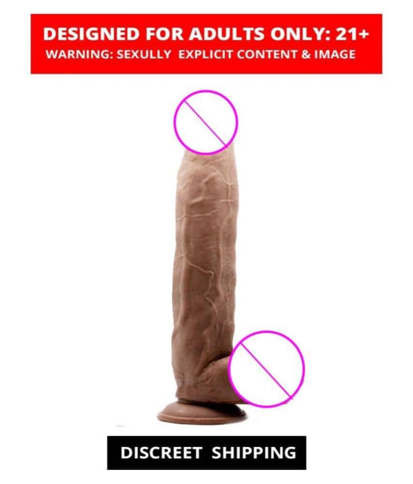 12 inch Silicone Liquid Dildo With Suction Cup