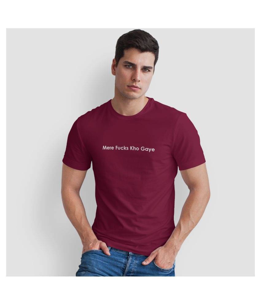 The Twenty Eight Pack of 1 Cotton Regular Fit Men's T-Shirt ( Maroon ) The Twenty Eight Pack of 1 Cotton Regular Fit Men's T-Shirt ( Maroon )