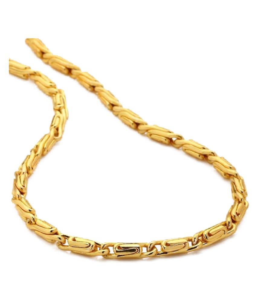 shankhraj mall Gold Plated Chain ( Set of 1 )