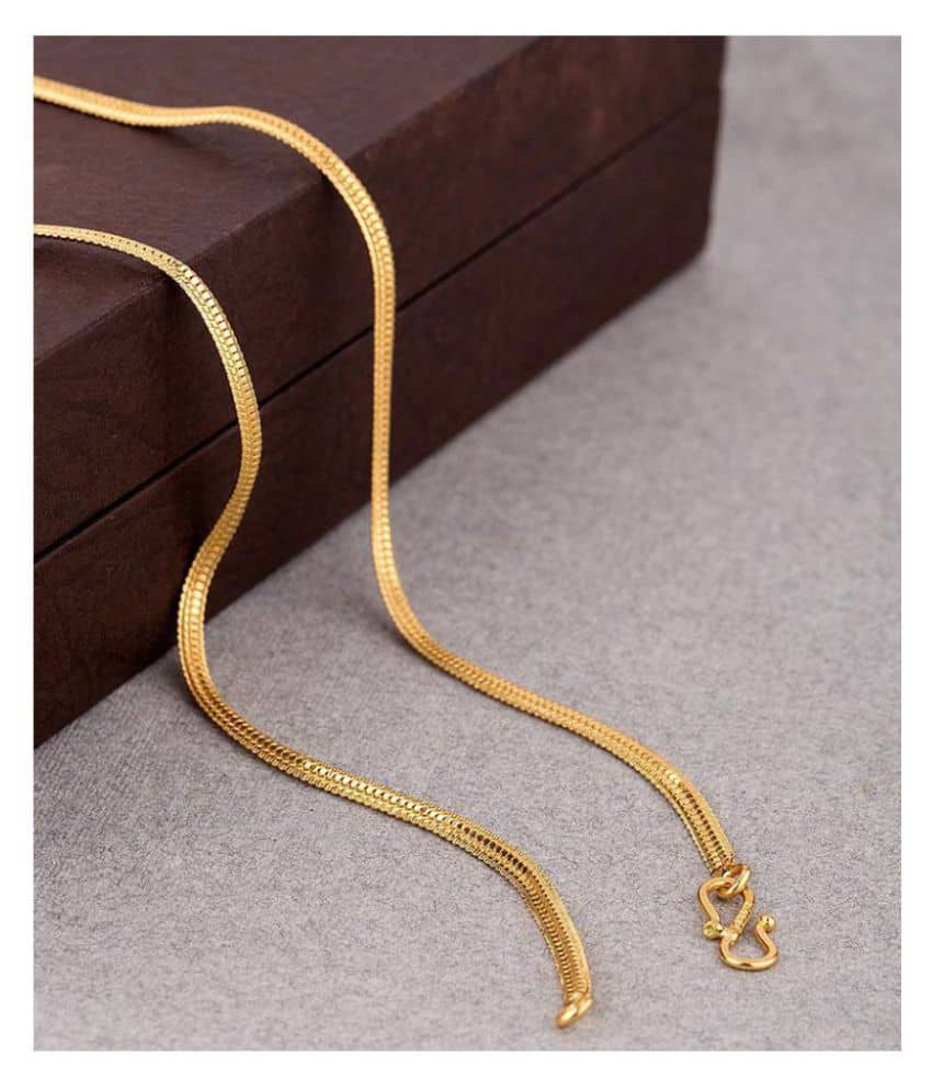 raza Gold Plated Chain ( Set of 1 )