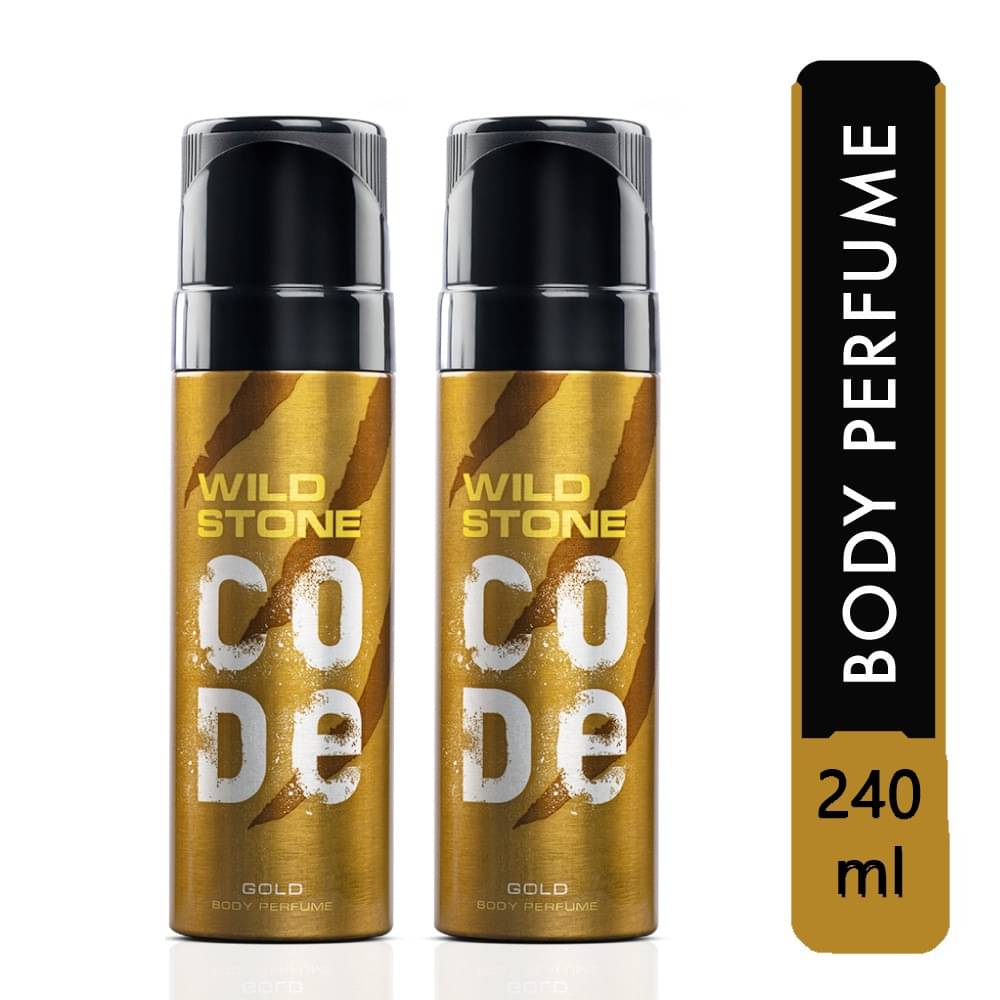    			Wild Stone GOLD ( PACK OF 2) Perfume Body Spray - For Men (120 ml, Pack of 2)