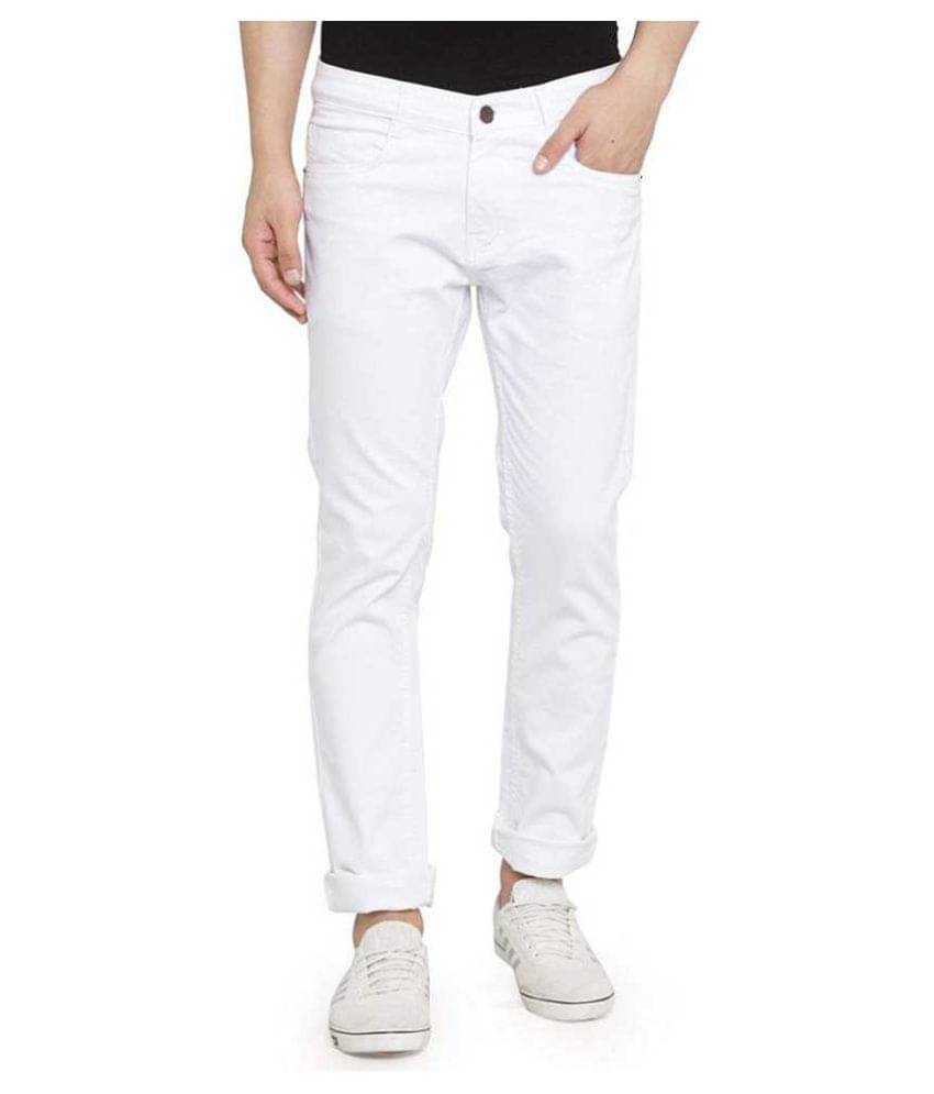 ClubRocks White Slim Jeans     			ClubRocks White Slim Jeans