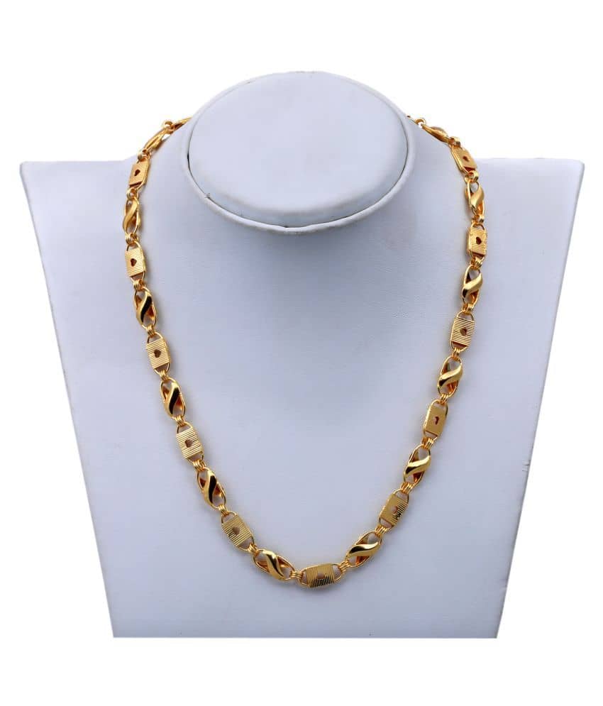 shankhraj mall Gold Plated Chain ( Set of 1 )