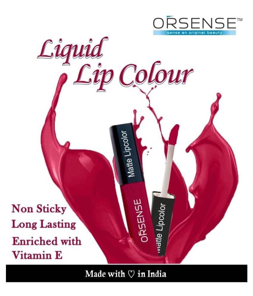     			orsense Matte Liquid Lipstick Blood Red 10 g