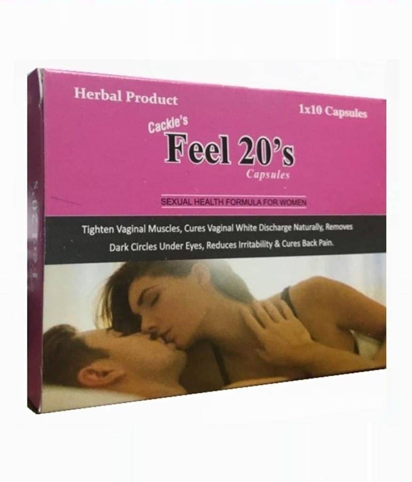 Cackle's Feel 20's Capsule for Women 10x5=50 no.s Capsule 50 no.s Cackle's Feel 20's Capsule for Women 10x5=50 no.s Capsule 50 no.s