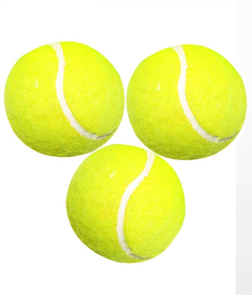     			A1VK Cricket Tennis Ball Green Pack of 3