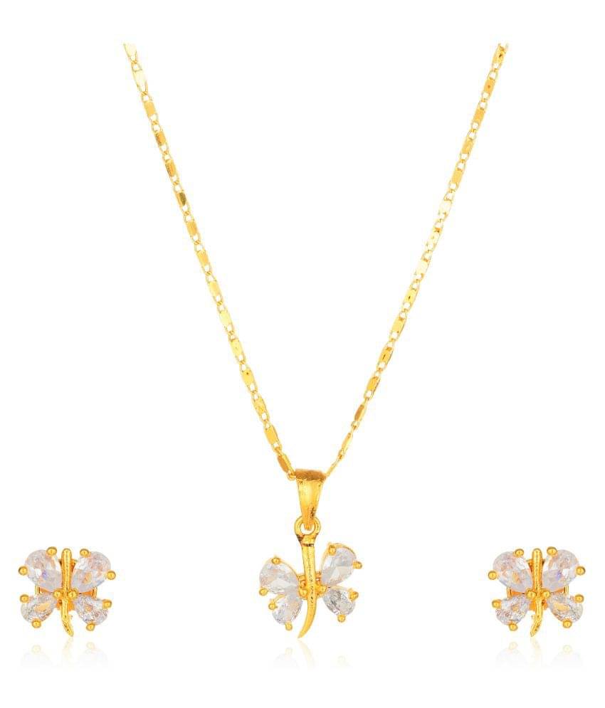 Darshini Designs Butterfly Shape Pendant Set For Women And Girls Darshini Designs Butterfly Shape Pendant Set For Women And Girls