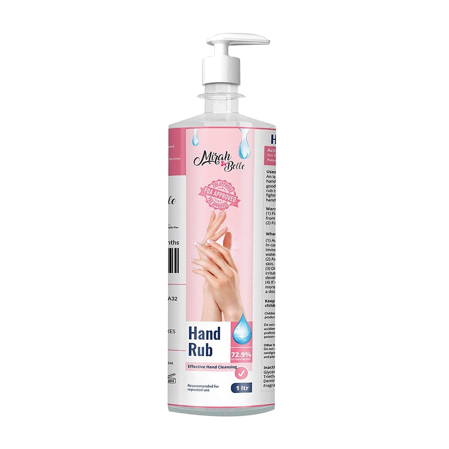     			Mirah Belle - Hand Rub Sanitizer Gel 1000 mL