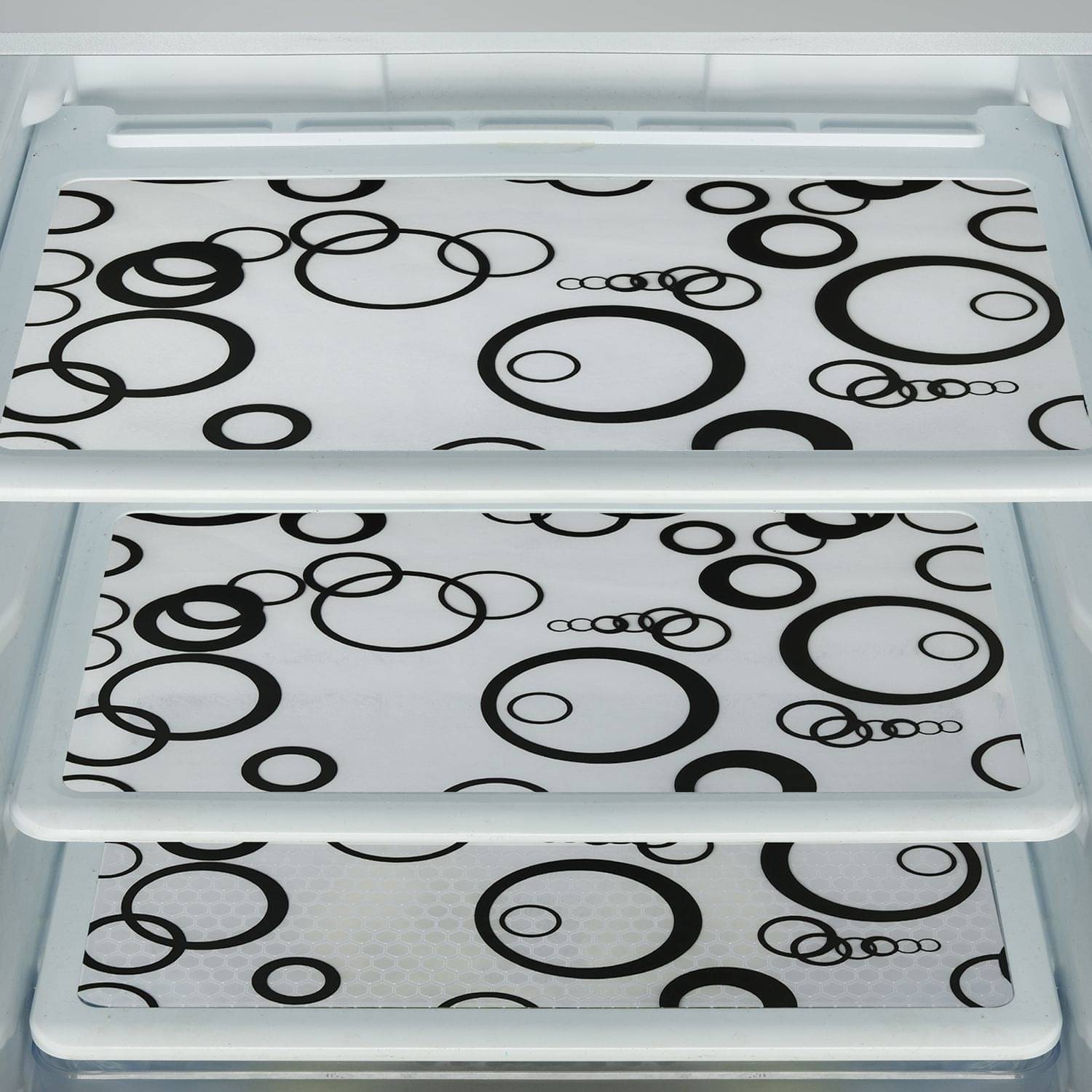 Revexo Set of 6 PVC Multi Fridge Mats Revexo Set of 6 PVC Multi Fridge Mats