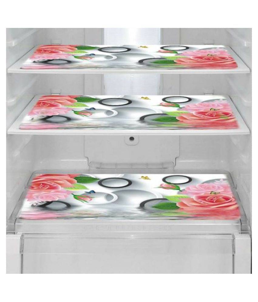 Revexo Set of 6 PVC Multi Fridge Mats Revexo Set of 6 PVC Multi Fridge Mats