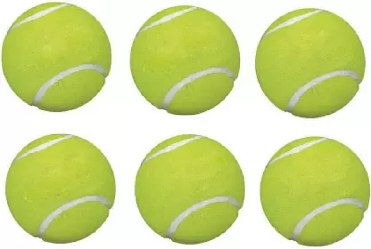 A1VK Cricket Tennis Ball Green 6pec - Sports and Fitness Equipment | Buy online on ZillyBuy