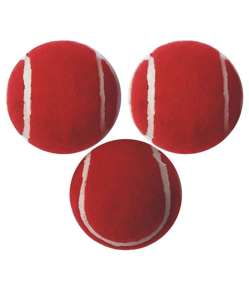 A1VK Cricket Tennis Ball Red 3pec - Sports and Fitness Equipment | Buy online on ZillyBuy