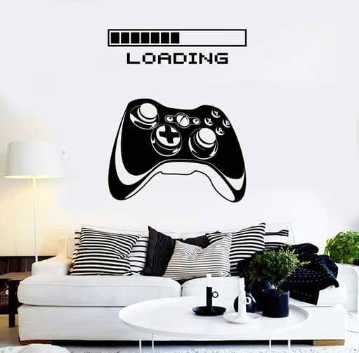     			Decor Villa LOADING Cartoon Characters  Sticker ( 48 x 58 cms )