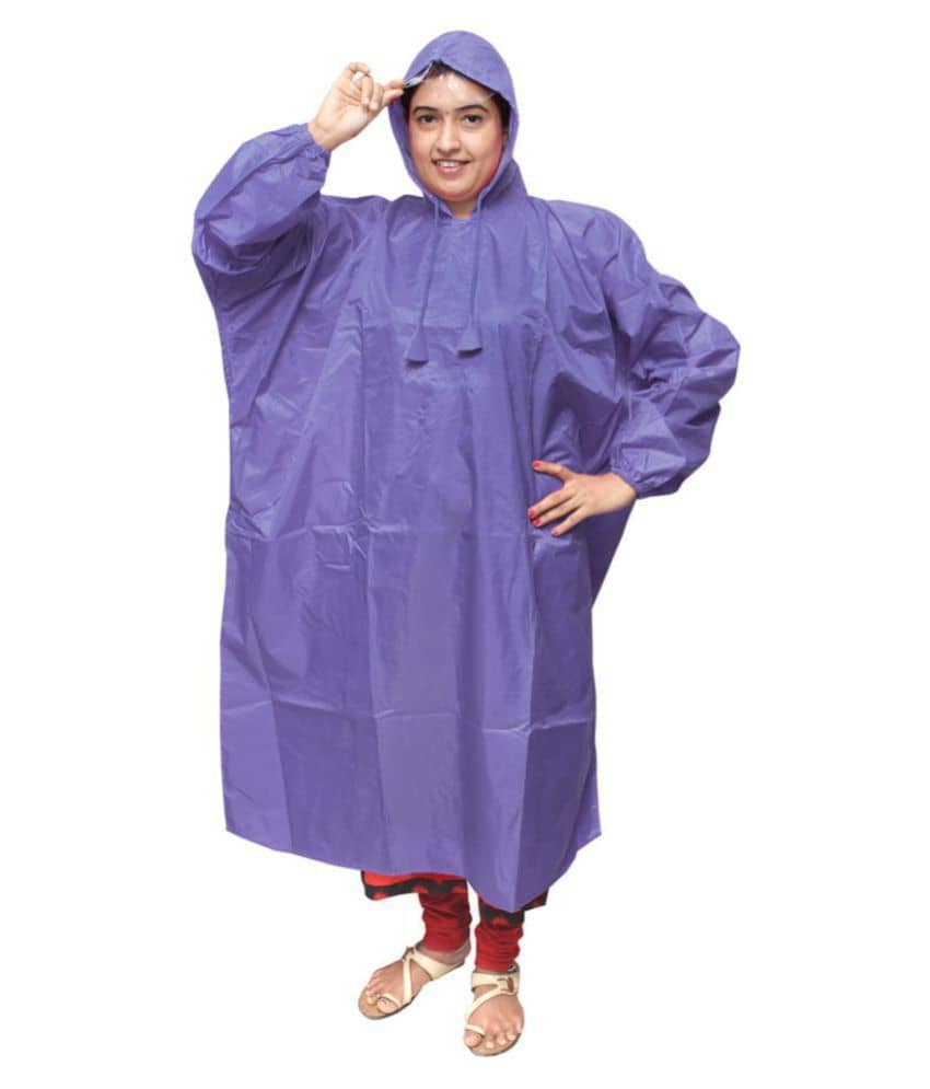 Goodluck Long Raincoat - Purple