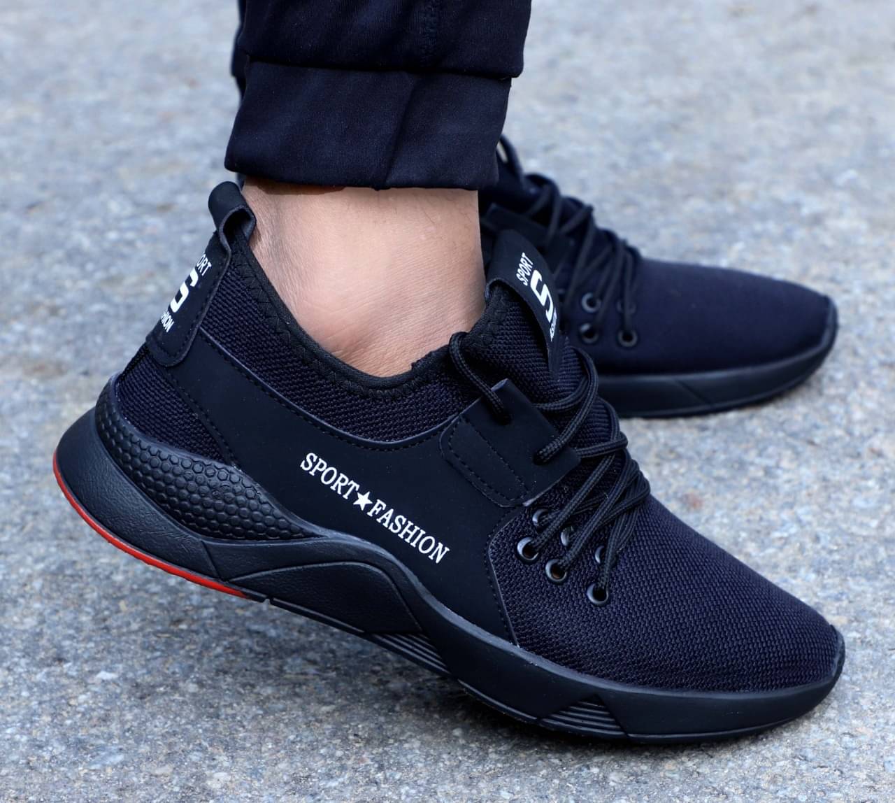     			Aadi Black Lifestyle Casual Shoes